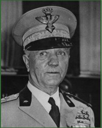 Portrait of Marshal of Italy Pietro Duke Badoglio