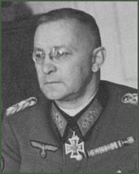 Portrait of General of Mountain Troops Franz Boehme