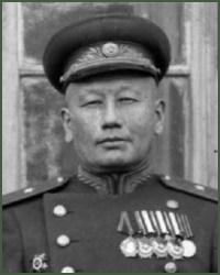 Portrait of Major-General of Technical Troops Shakir Dzheksenbaevich Dzheksenbaev