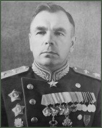 Portrait of Marshal of Aviation Fedor Iakovlevich Falaleev