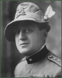 Biography of LieutenantGeneral Giovanni Fontana (1877 1969), Italy