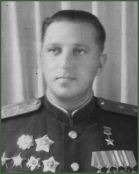 Portrait of Lieutenant-General of Aviation Viktor Georgievich Grachev