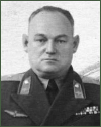 Portrait of Major-General of Aviation Sergei Nikitovich Isaev