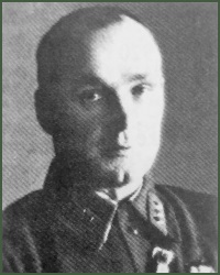 Portrait of Division-Commissar Vasilii Afanasevich Shulga