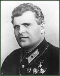 Portrait of Major-General of Aviation Mikhail Vasilevich Vodopianov