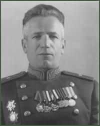 Portrait of Major-General of Tank Troops Petr Petrovich Zadorozhnyi