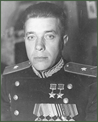 Portrait of Lieutenant-General of Tank Troops Mikhail Georgievich Fomichev