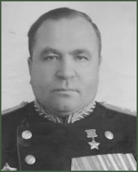 Portrait of Colonel-General of Aviation Sergei Kondratevich Goriunov