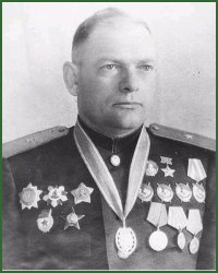 Portrait of Major-General of Aviation Andrei Nikiforovich Vitruk